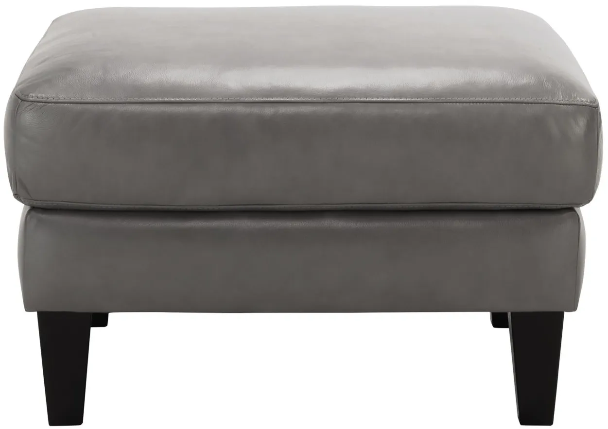 Rowen Ottoman in Pewter by Chateau D'Ax