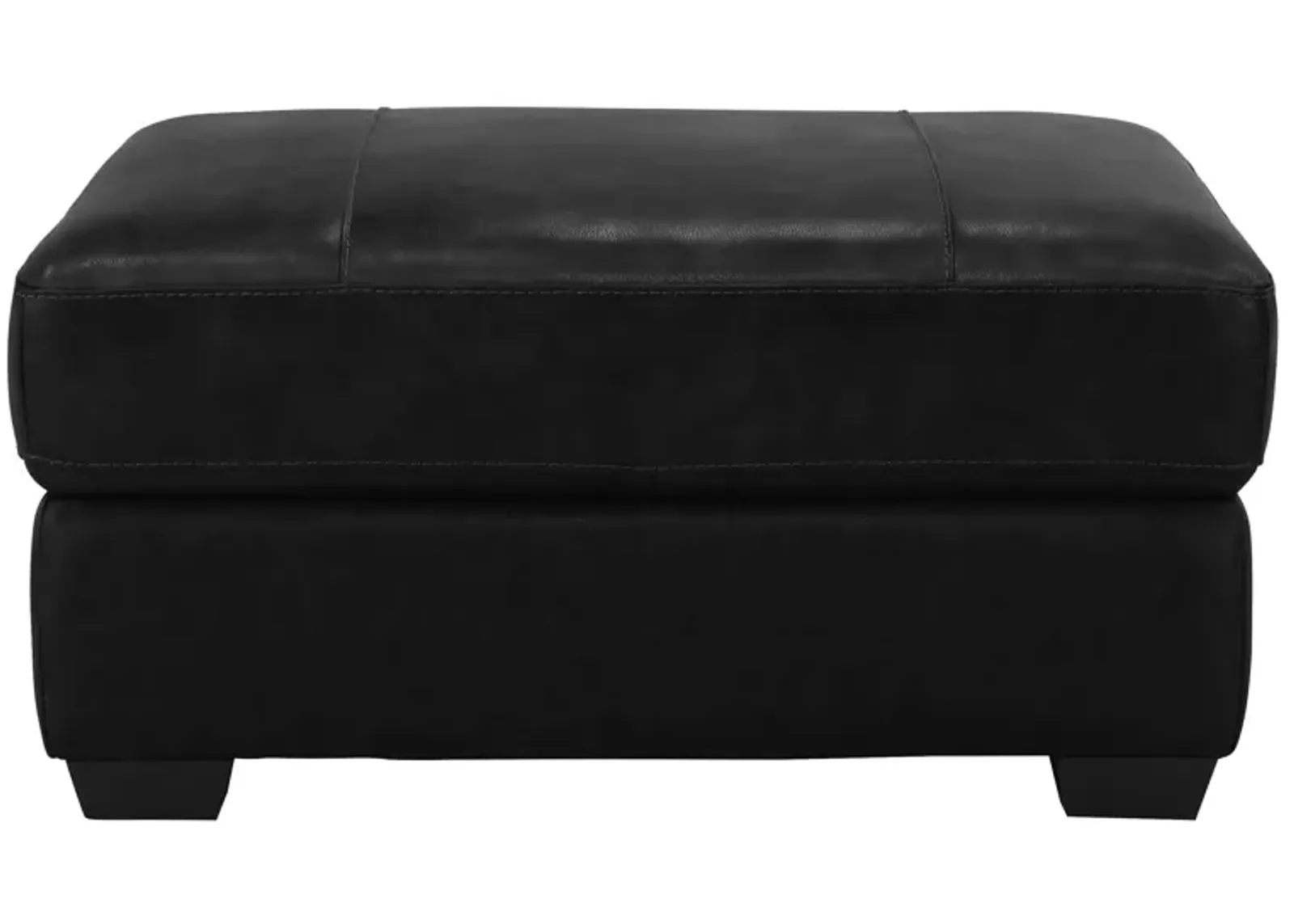 Cocktail Ottoman w/ Casters in Black by Bellanest