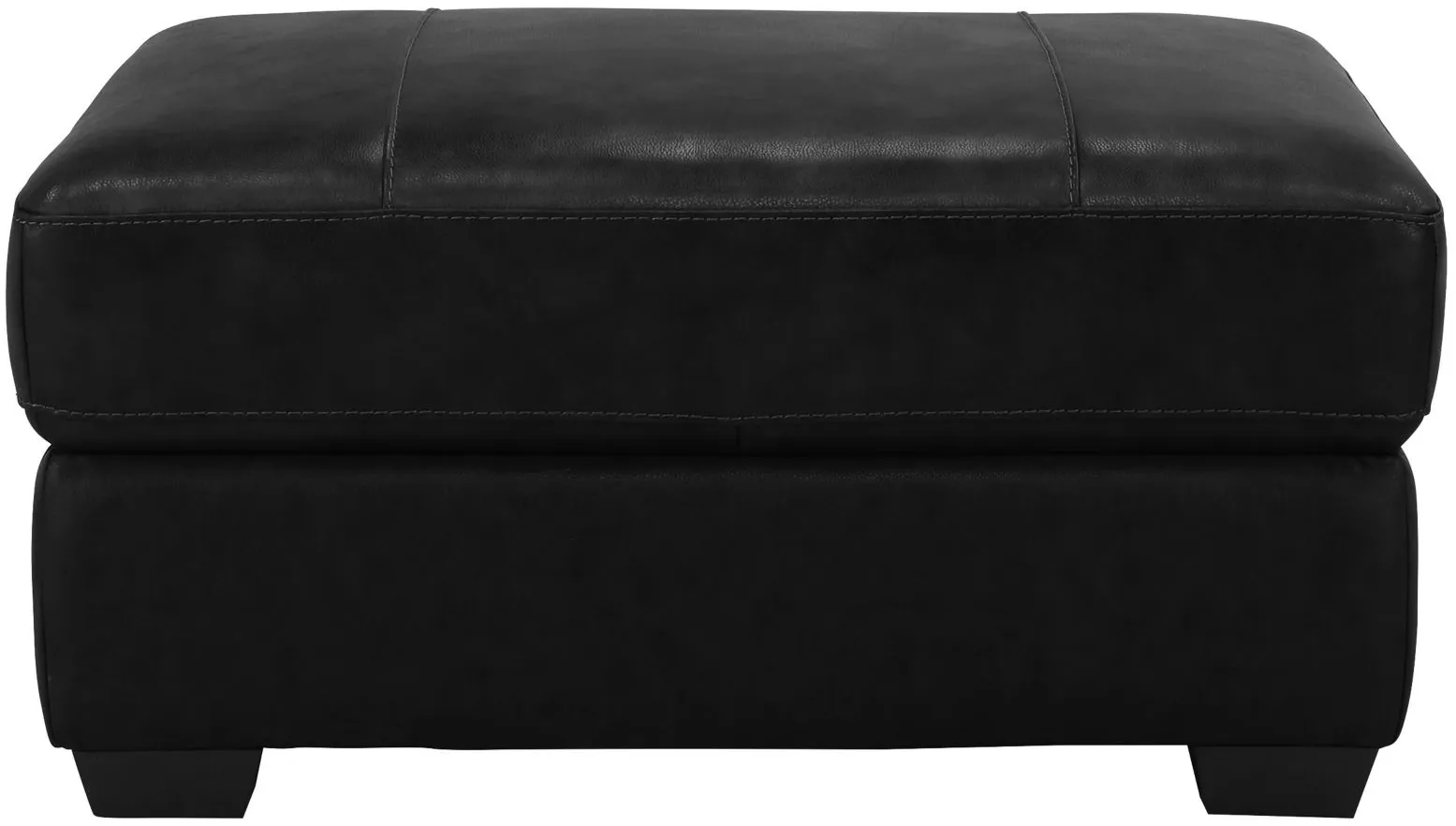 Cocktail Ottoman w/ Casters in Black by Bellanest