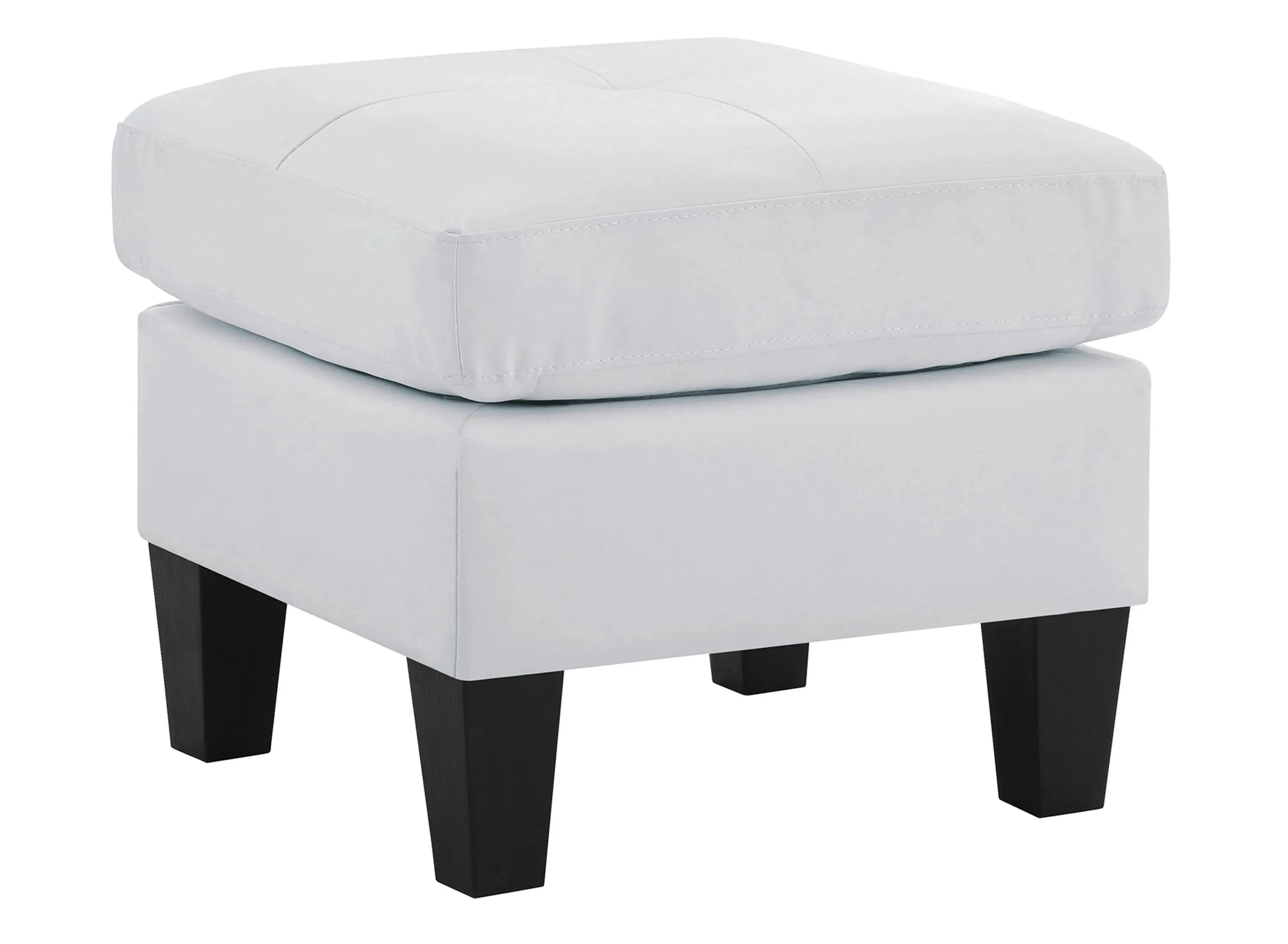 Newbury Ottoman by Glory Furniture in White by Glory Furniture