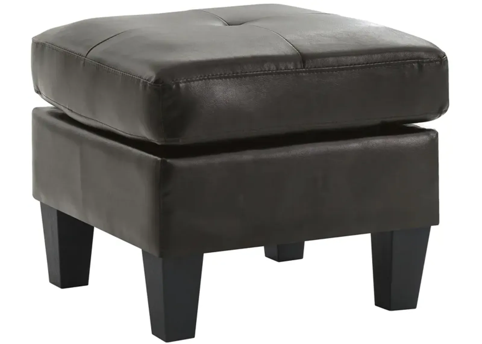 Newbury Ottoman by Glory Furniture in Black by Glory Furniture