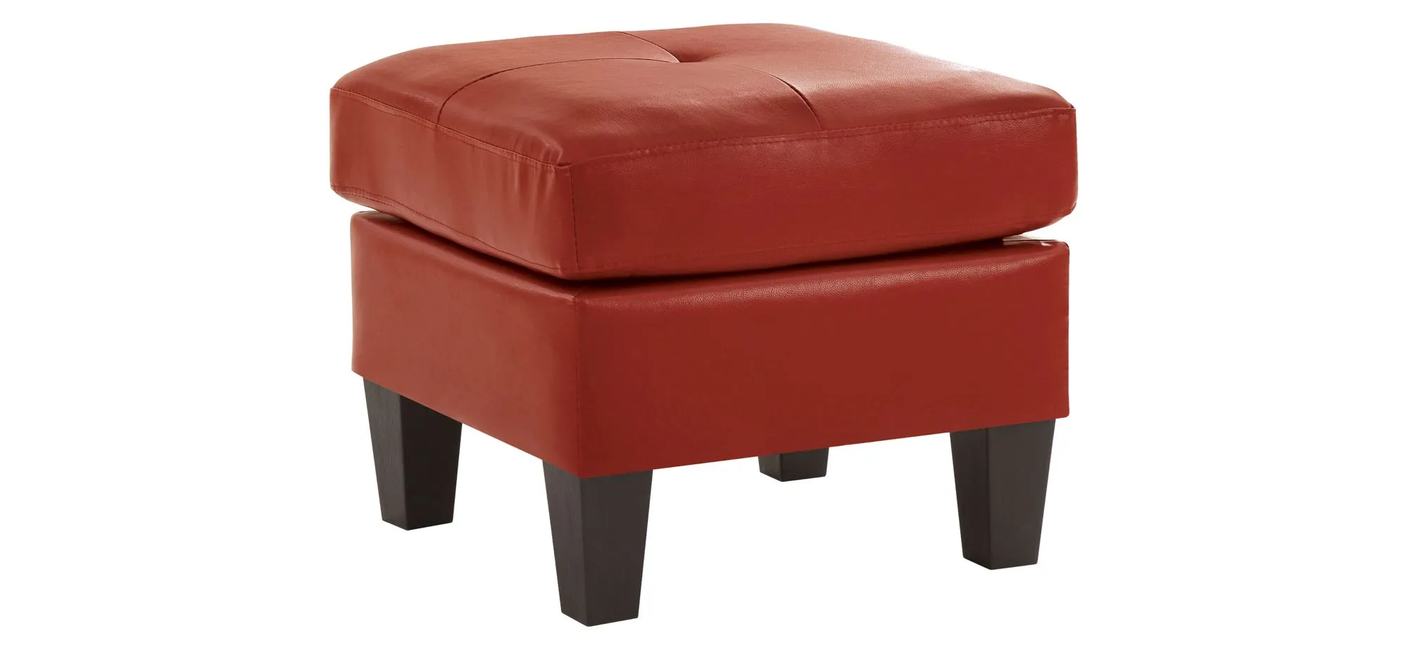 Newbury Ottoman by Glory Furniture in Red by Glory Furniture