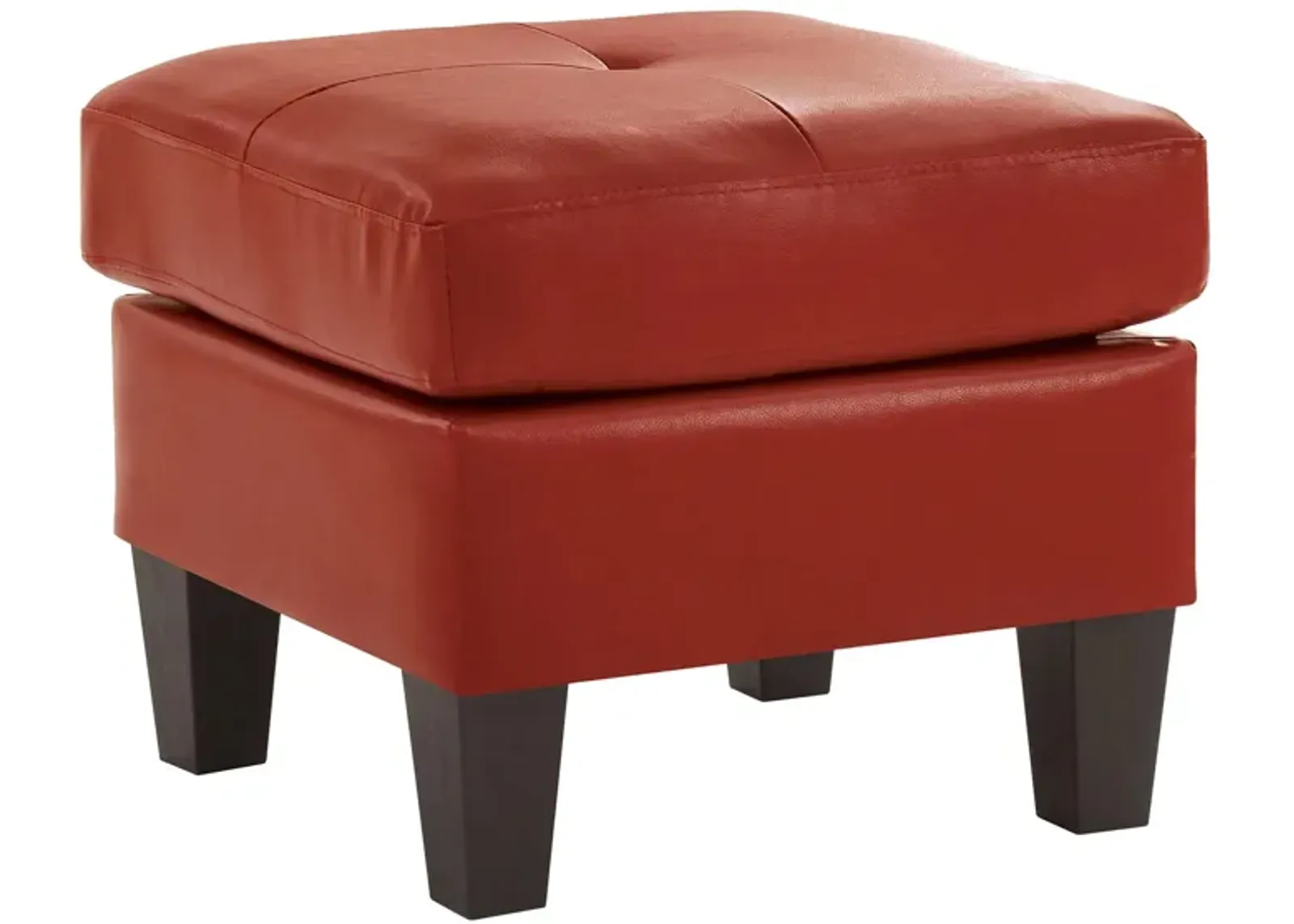 Newbury Ottoman by Glory Furniture in Red by Glory Furniture