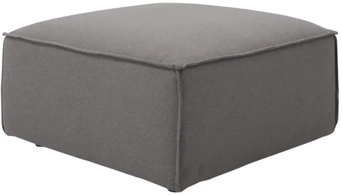 Loris Chenille Ottoman