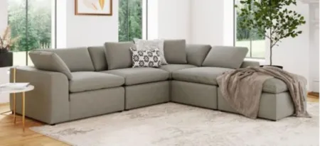 Cortney's Collection Modular Ottoman in Taupe by DOREL HOME FURNISHINGS