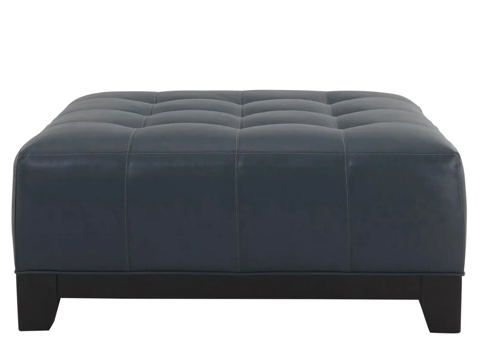 Bayside Cocktail Ottoman in Dark Navy by H.M. Richards