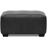 Bilgray Oversized Accent Ottoman in Pewter by Ashley Furniture
