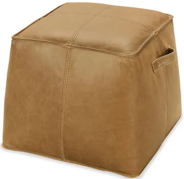 Dizzy Leather Ottoman