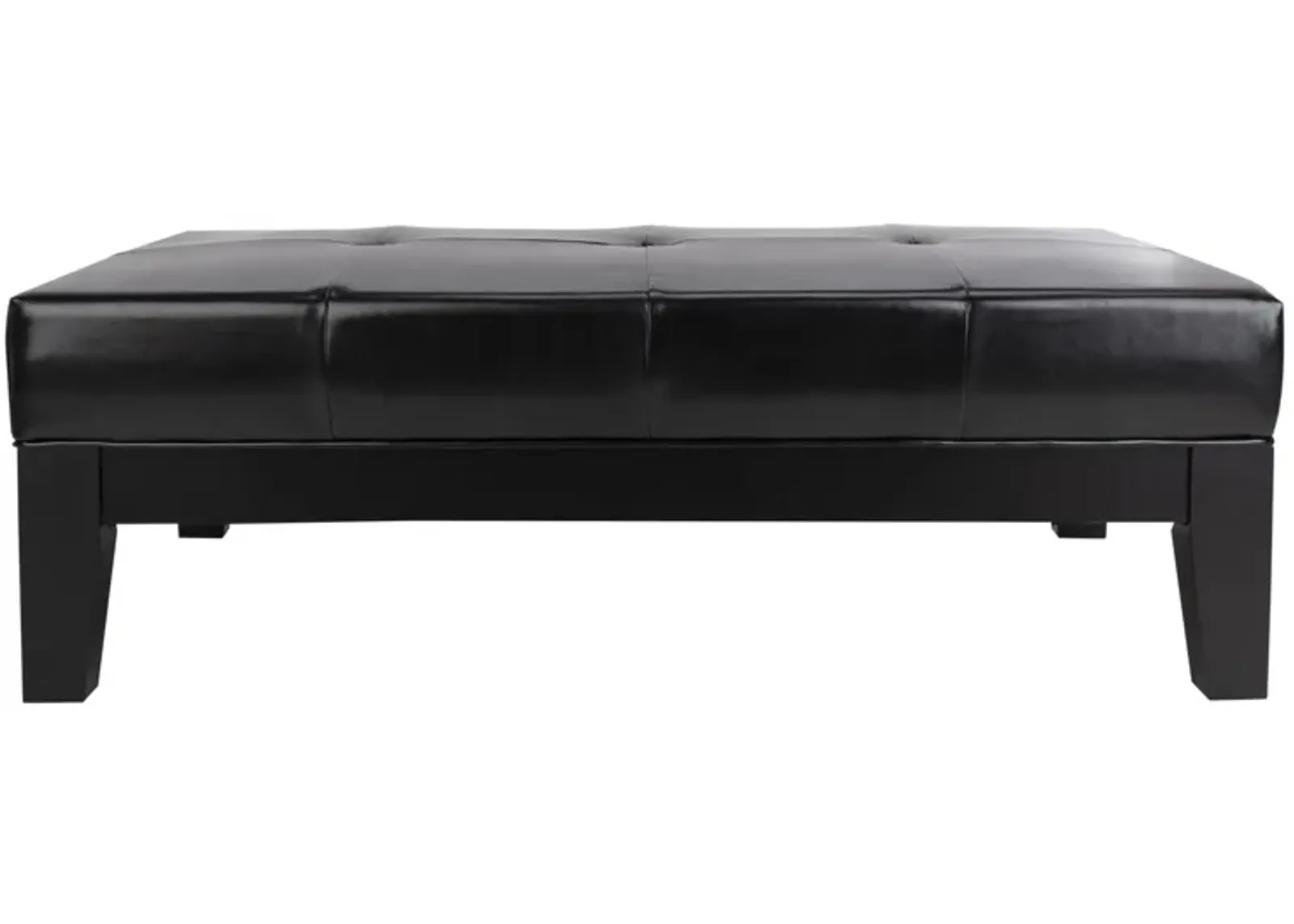 Mystic Cocktail Ottoman in Black by Safavieh