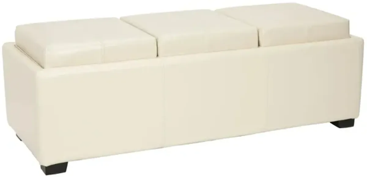 Whitley Triple Tray Ottoman