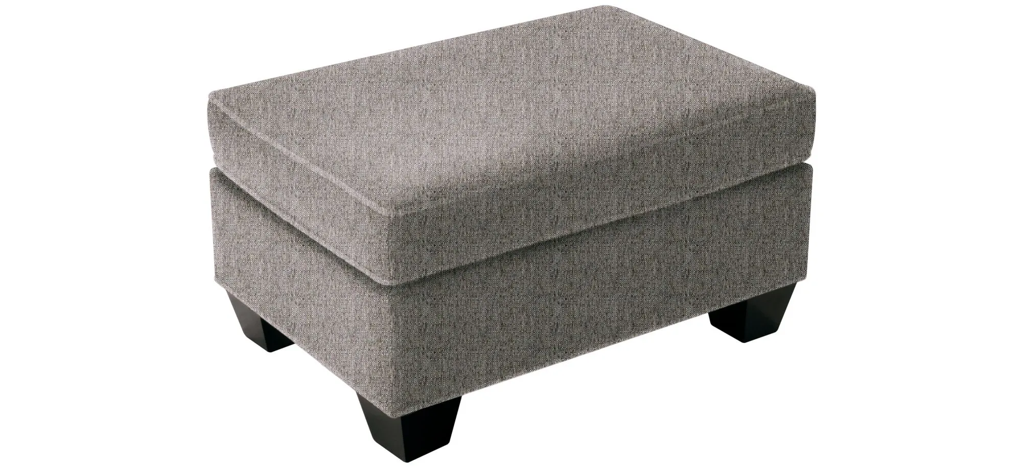 Briarwood Microfiber Ottoman in Sugar Shack Stone by H.M. Richards