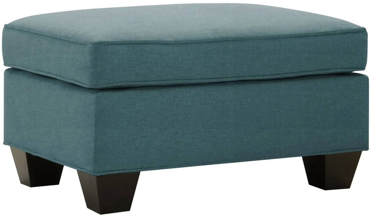 Briarwood Microfiber Ottoman in Santa Rosa Turquoise by H.M. Richards
