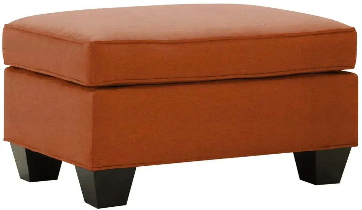 Briarwood Microfiber Ottoman in Santa Rosa Adobe by H.M. Richards