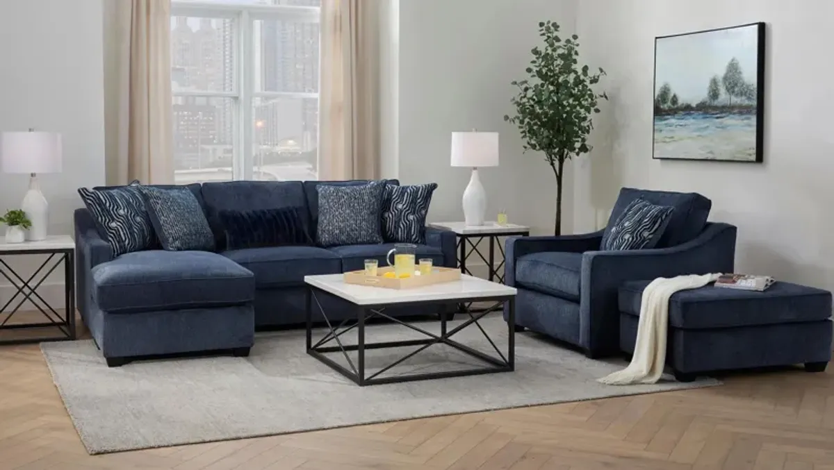 Arro Chair-and-a-Half Ottoman