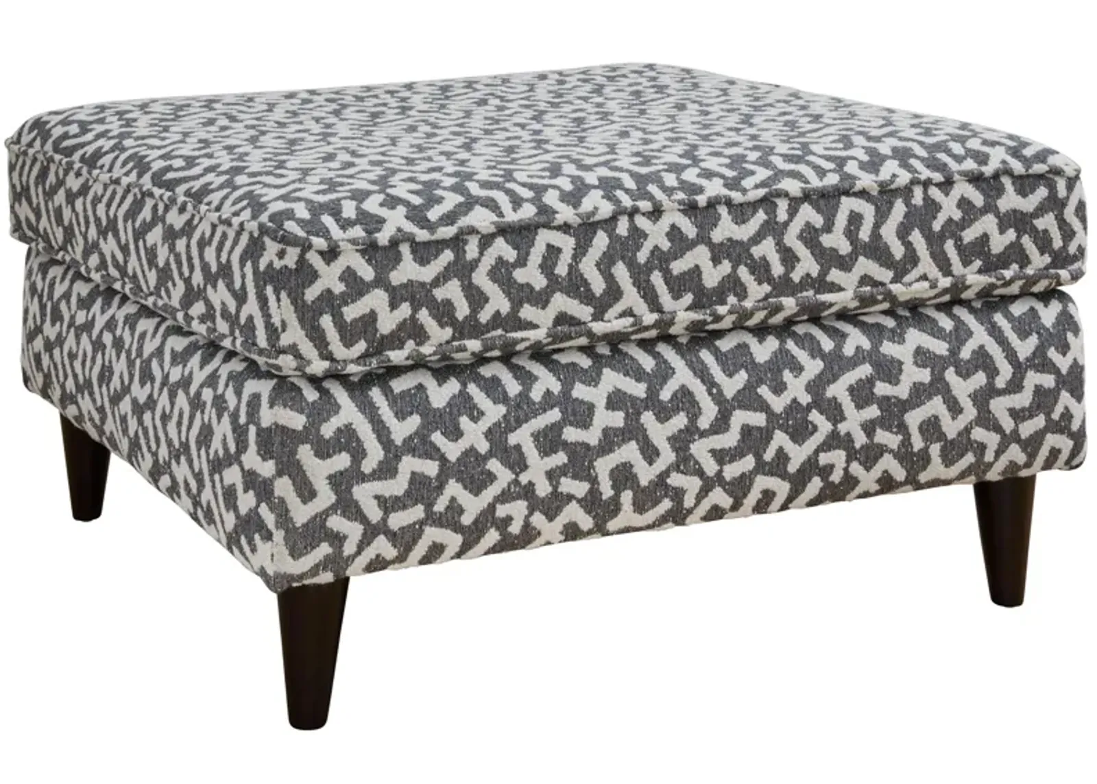 Durango Cocktail Ottoman in Denim by Fusion Furniture