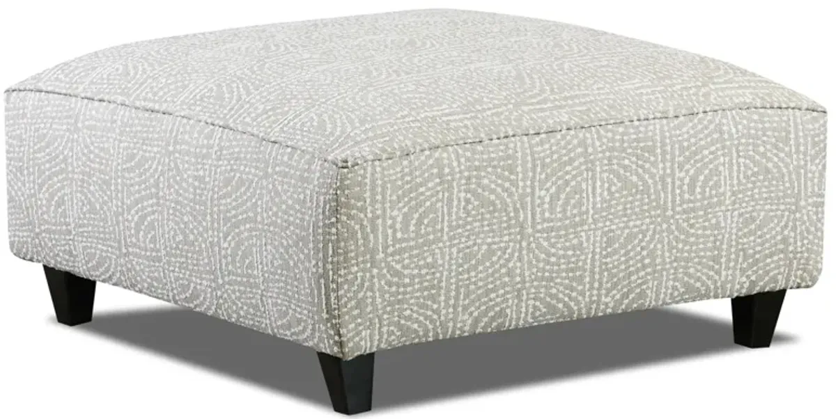 Durango Cocktail Ottoman in Linen by Fusion Furniture