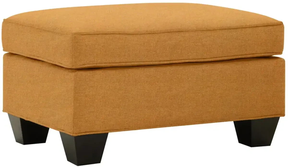 Briarwood Microfiber Ottoman in Elliot Sunflower by H.M. Richards