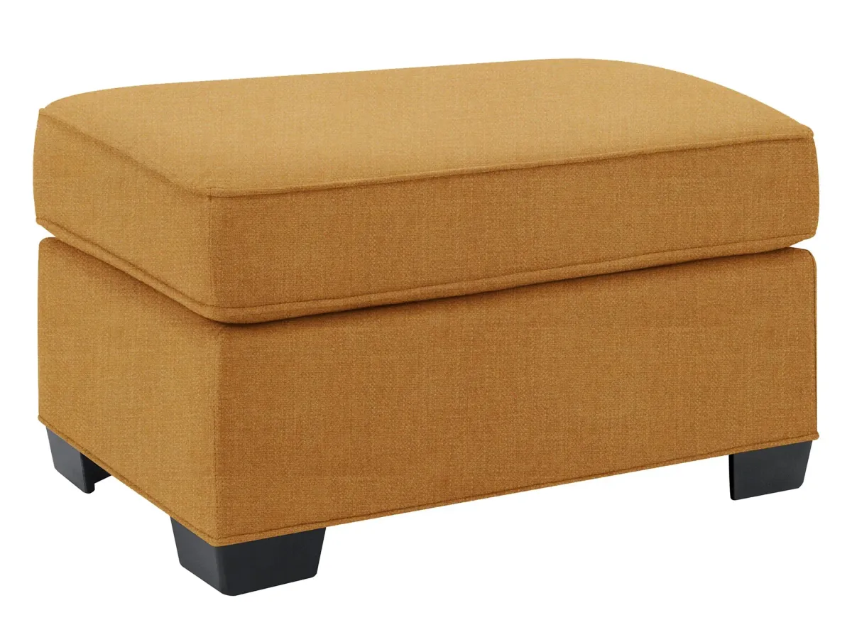 Glendora Ottoman in Elliot Sunflower by H.M. Richards