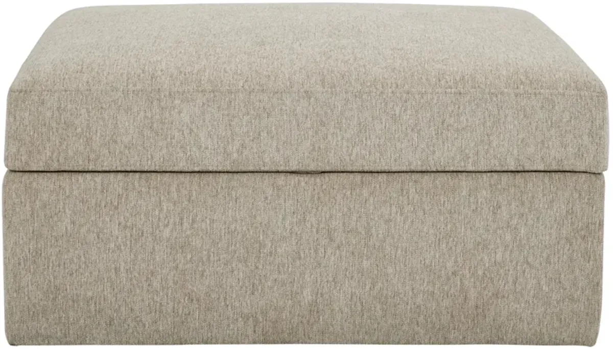 Juniper Storage Ottoman with Casters