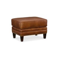 Exton Ottoman in Brown by Hooker Furniture