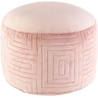 Arianna Pouf in Rose by Surya