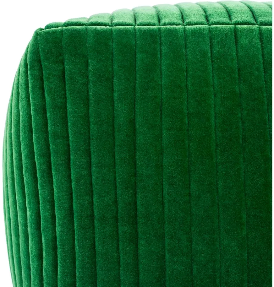 Arianna Pouf in Dark Green by Surya