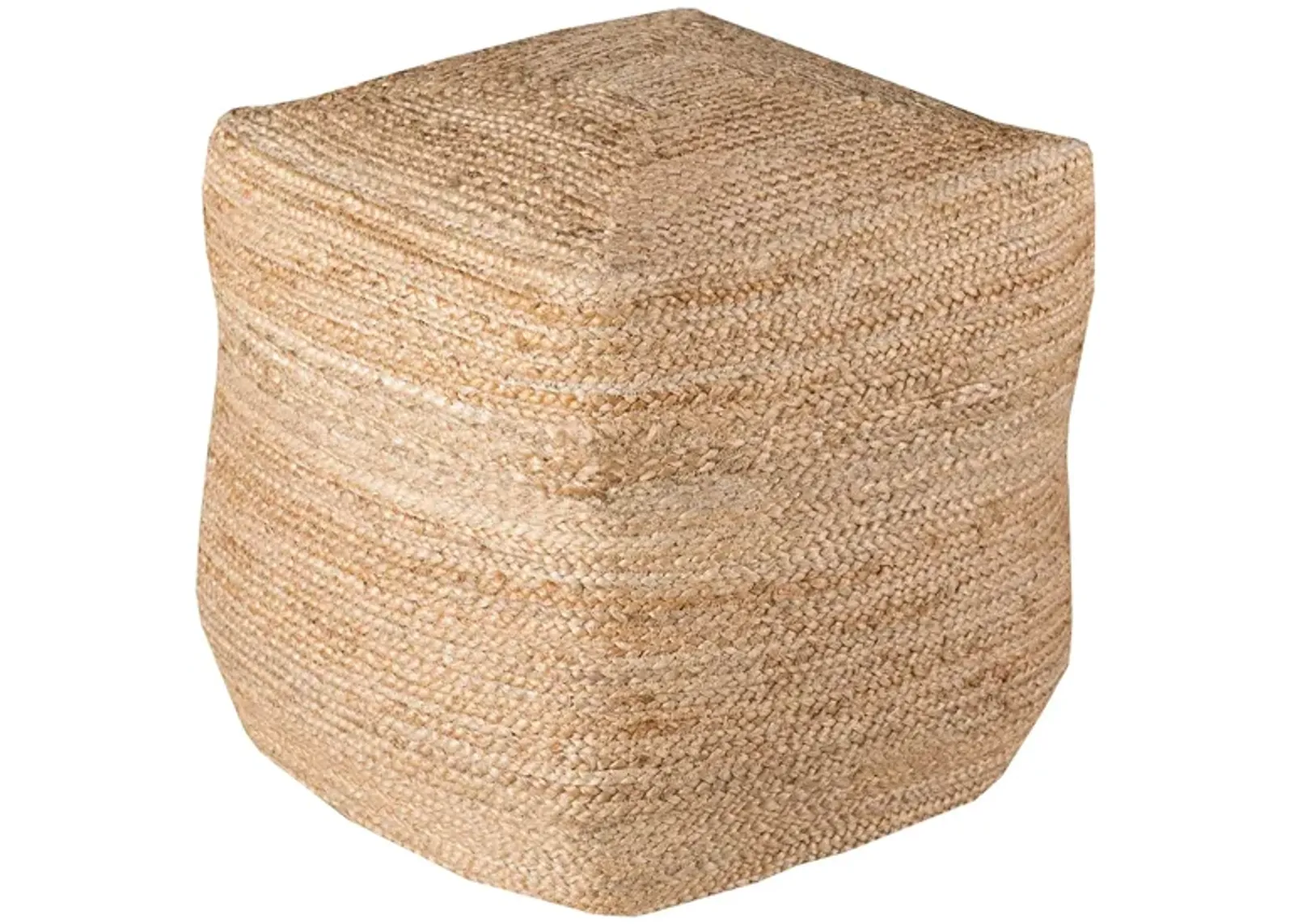 Jute Pouf in Tan by Surya