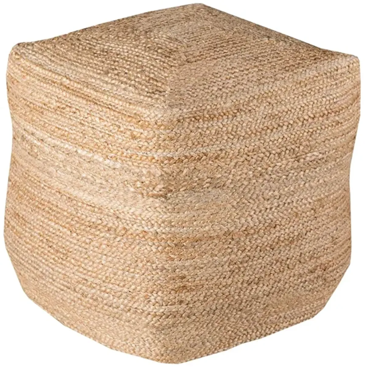 Jute Pouf in Tan by Surya