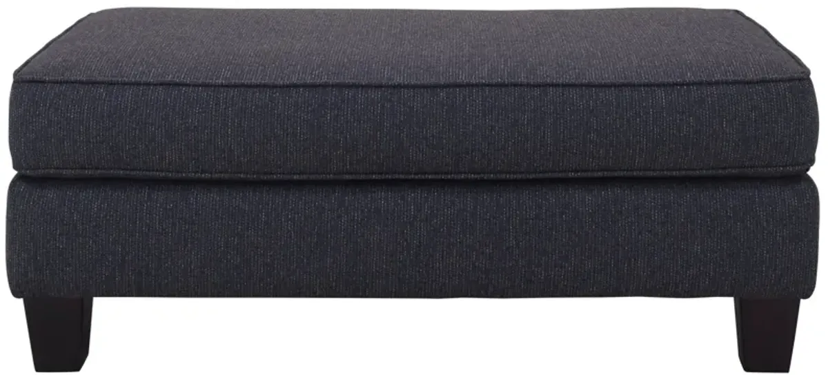 Bailey Oversized Ottoman in Blue by Fusion Furniture