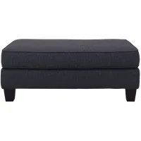 Bailey Oversized Ottoman in Blue by Fusion Furniture
