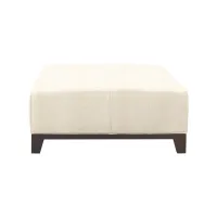 Cityscape Cocktail Ottoman in Sugar Shack Alabaster by H.M. Richards