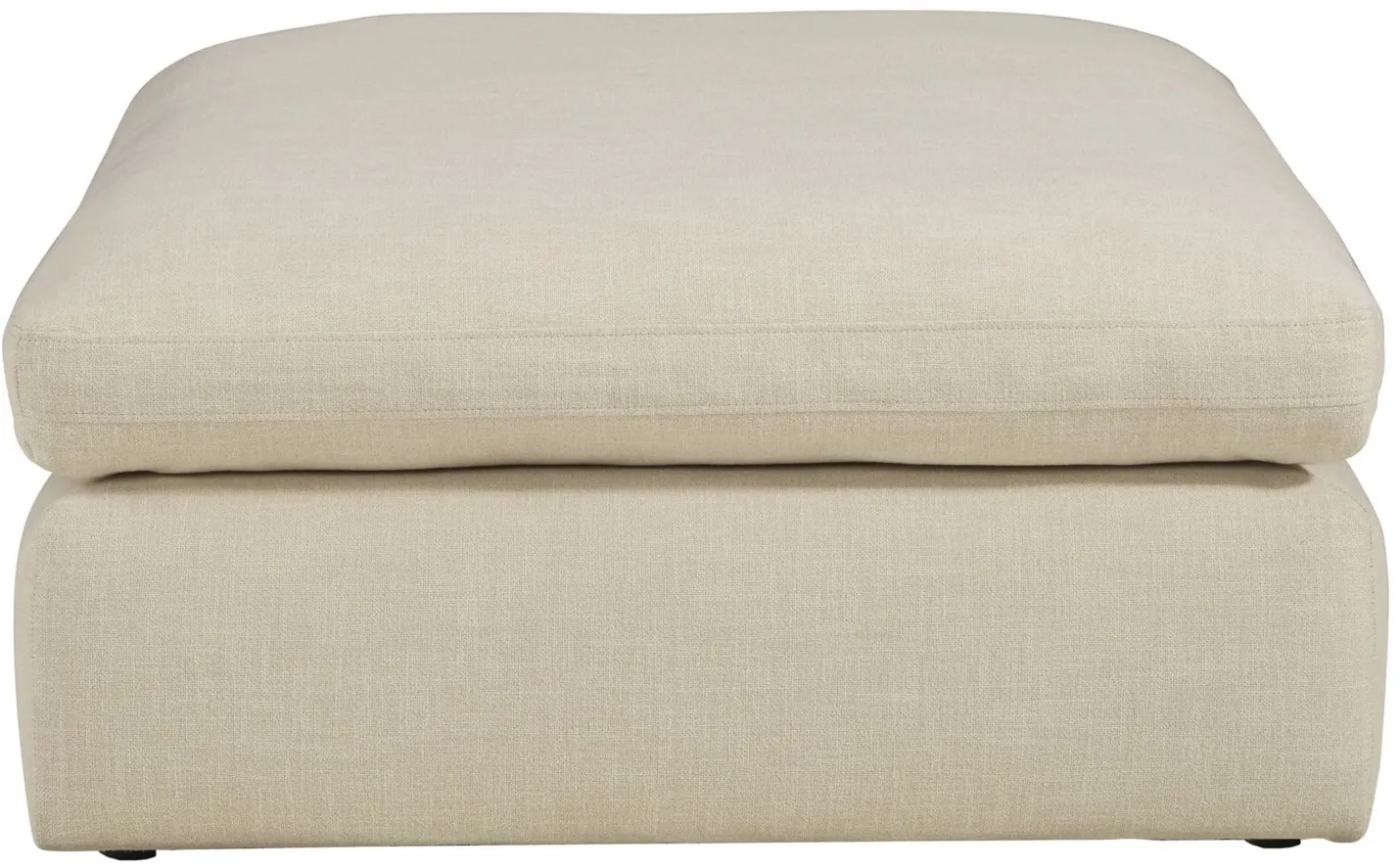 Elyza Oversized Accent Ottoman in White by Ashley Furniture