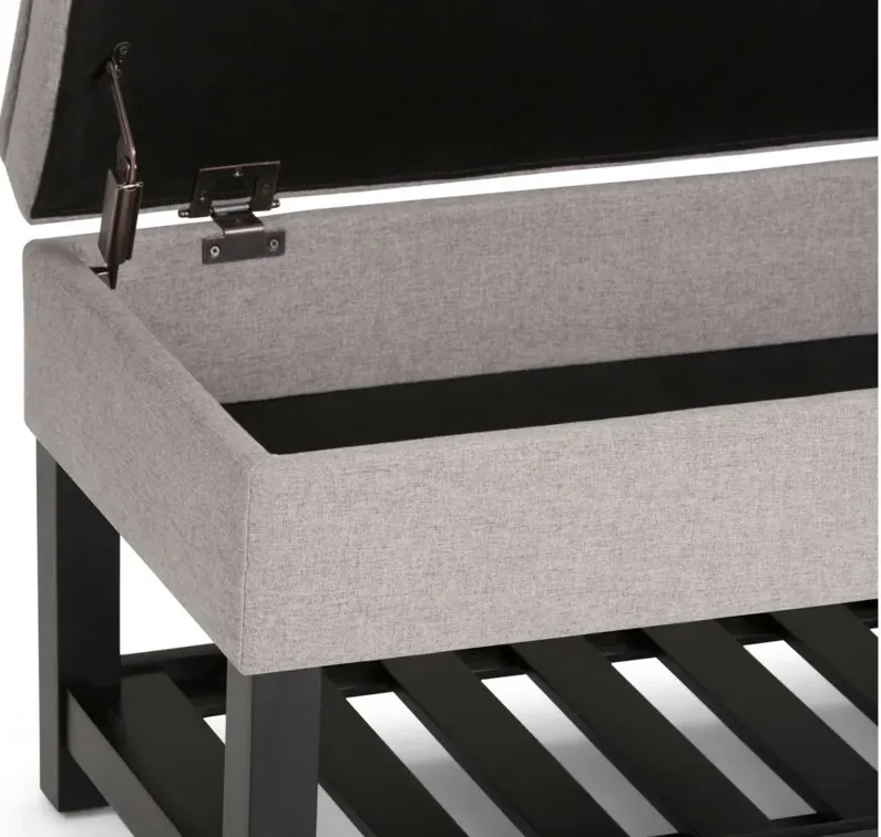 Cosmopolitan Storage Ottoman Bench with Open Bottom