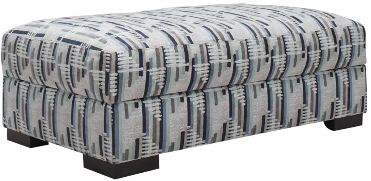 Dexter Storage Cocktail Ottoman w/Casters