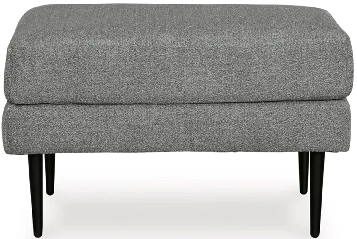 Hazela Ottoman in Charcoal by Ashley Furniture