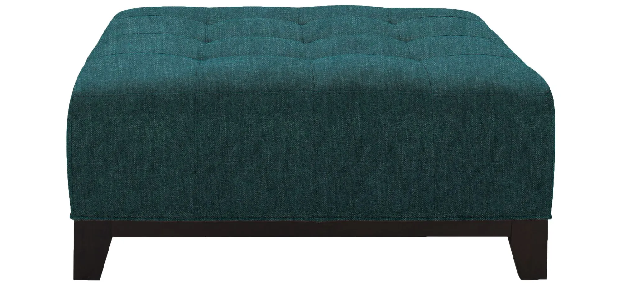 Cityscape Cocktail Ottoman in Elliot Teal by H.M. Richards