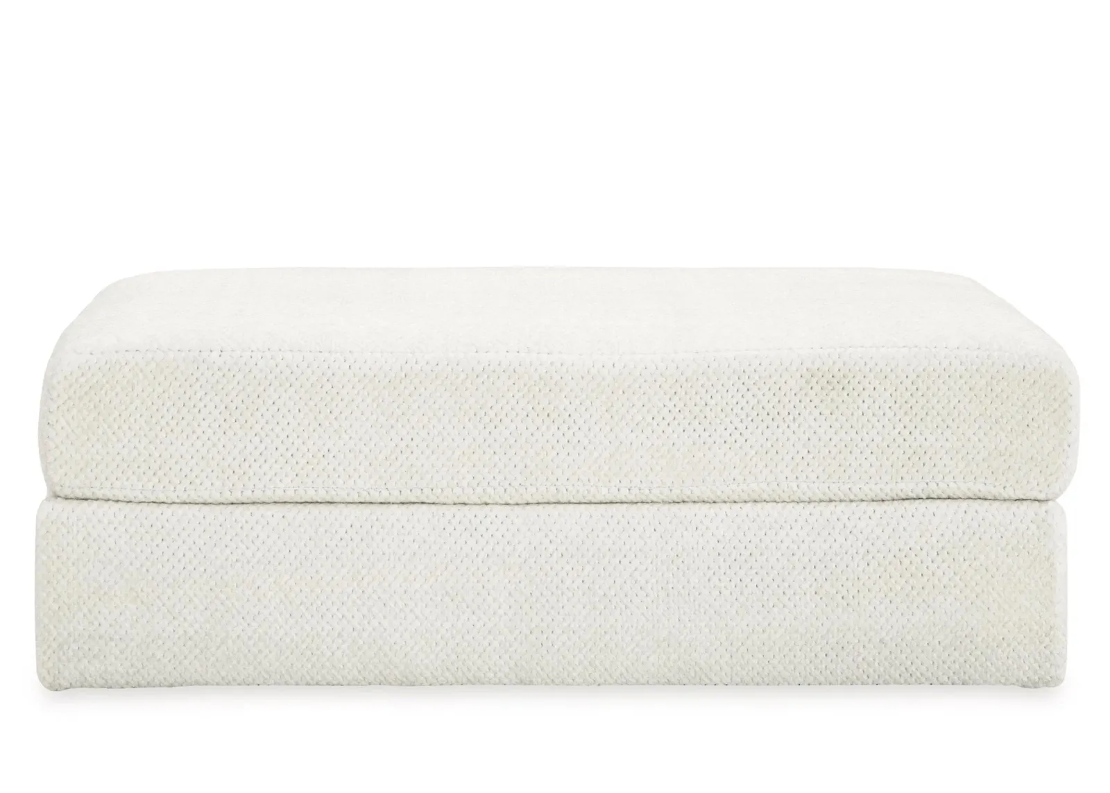 Karinne Oversized Ottoman in Linen by Ashley Furniture