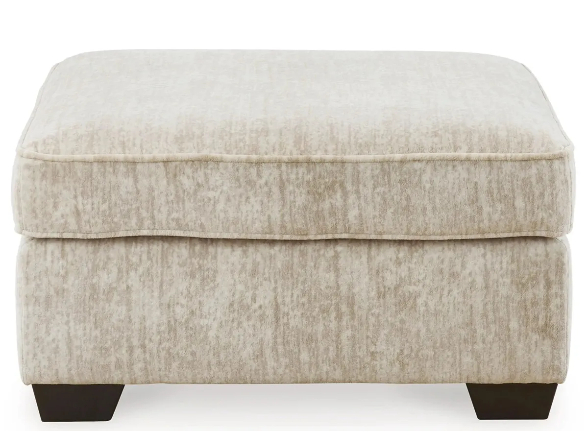 Lonoke Oversized Ottoman in Parchment by Ashley Furniture