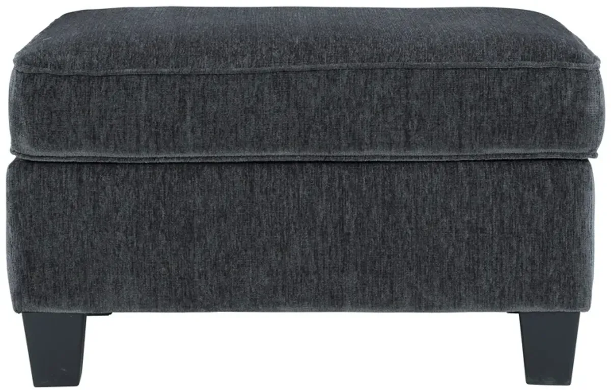 Abinger Ottoman in Smoke by Ashley Furniture