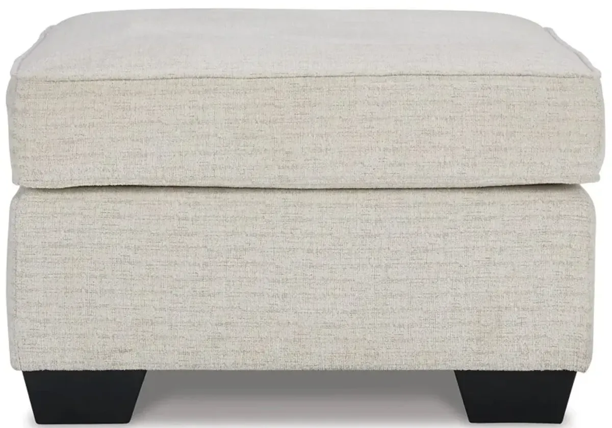 Cashton Ottoman in Snow by Ashley Furniture