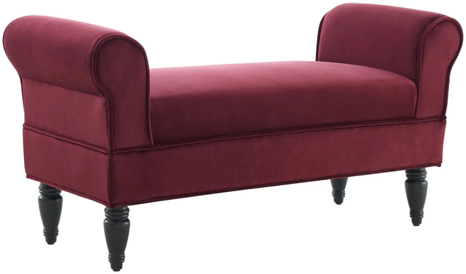 Lillian Bench in Red by Linon Home Decor