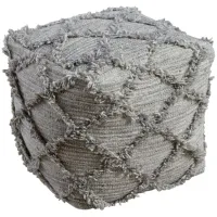 Adelphie Pouf in Natural/Gray by Ashley Express