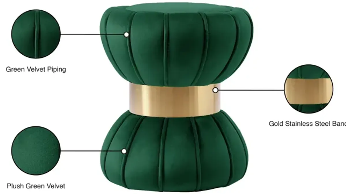 Vino Velvet Ottoman/Stool