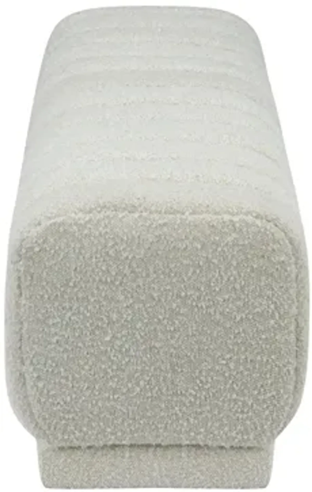 Heathrow Boucle Fabric Ottoman/Bench