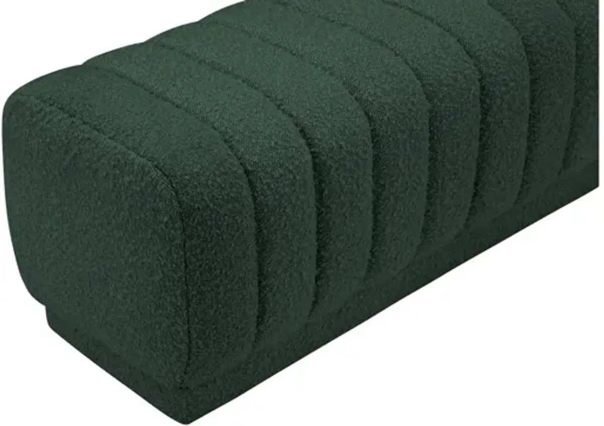 Heathrow Boucle Fabric Ottoman/Bench