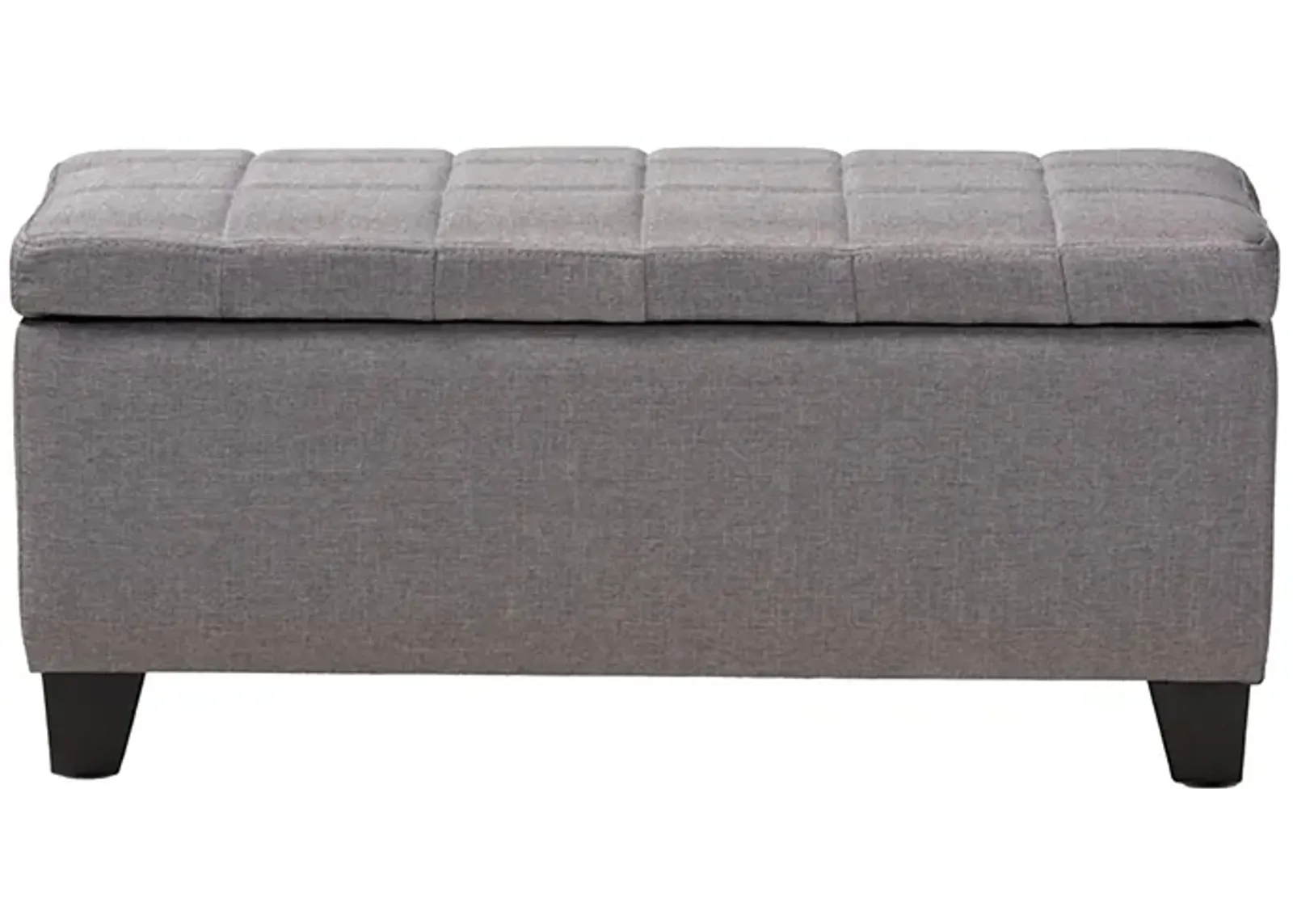 Fera Storage Ottoman in Gray by Wholesale Interiors