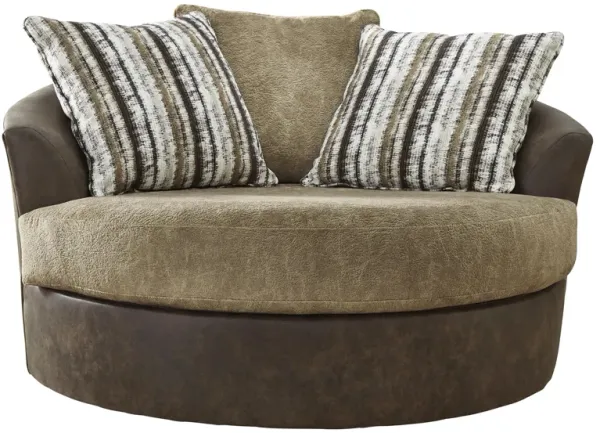 Alesbury Oversized Swivel Accent Chair
