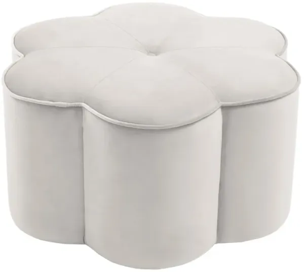Daisy Velvet Ottoman