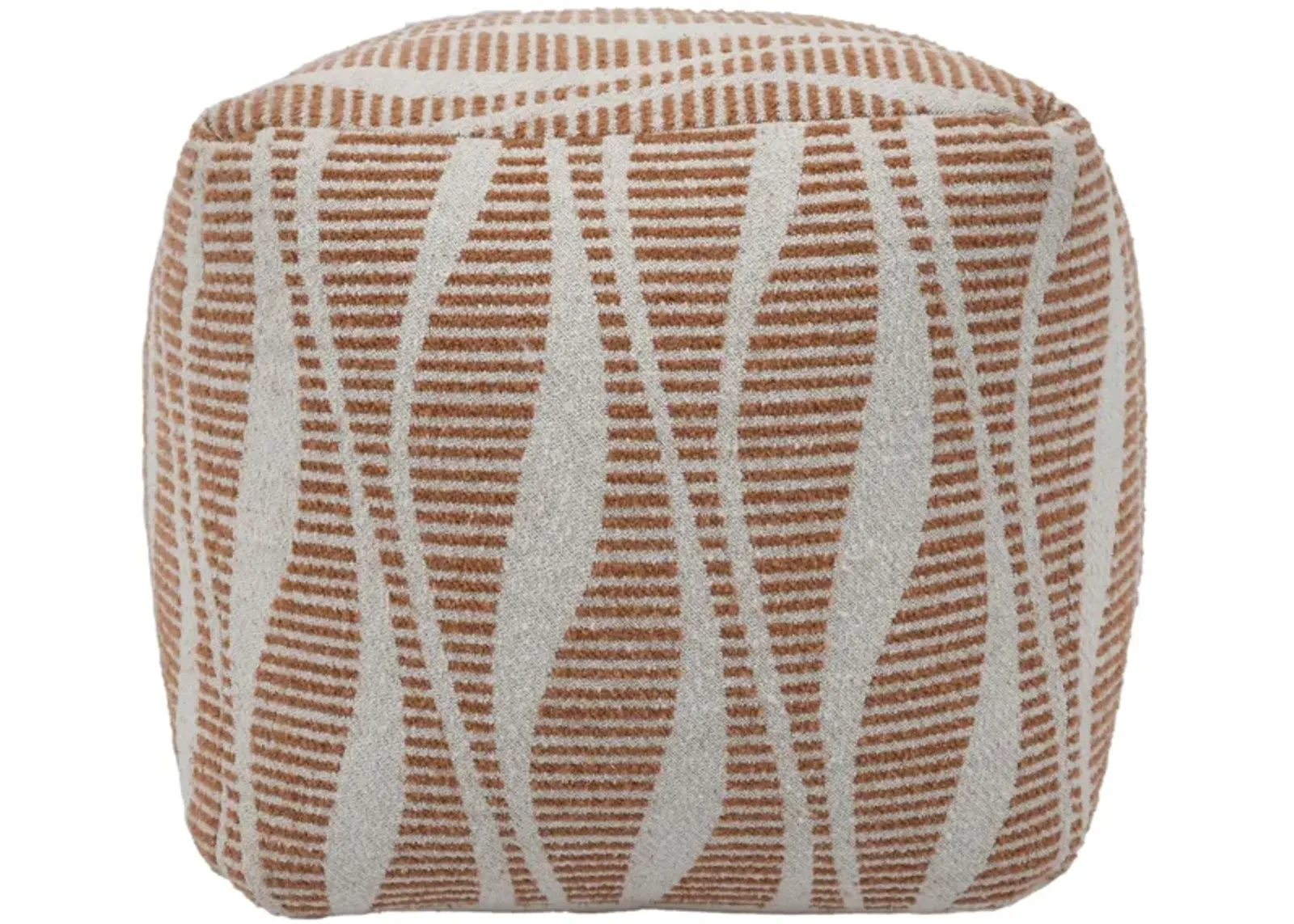 Ember Woven Pouf