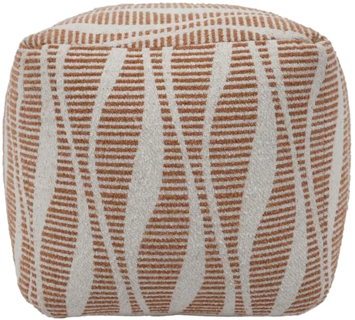 Ember Woven Pouf